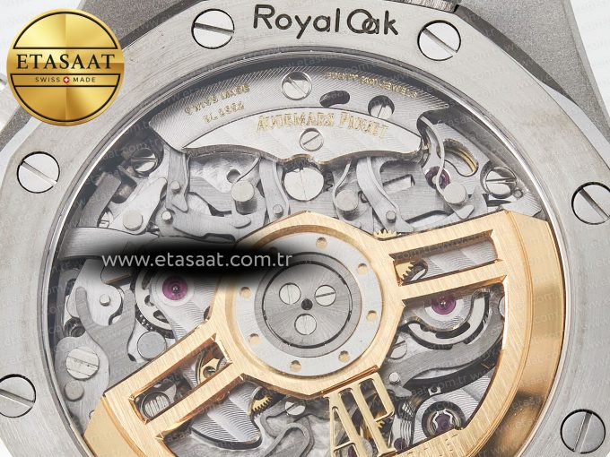 Royal Oak Chrono 26240 SS APSF 1:1 Best Edition Silver Dial on SS Bracelet SA4401 Super Clone - Görsel 20