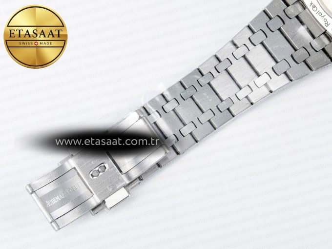 Royal Oak Chrono 26240 SS APSF 1:1 Best Edition Silver Dial on SS Bracelet SA4401 Super Clone - Görsel 23