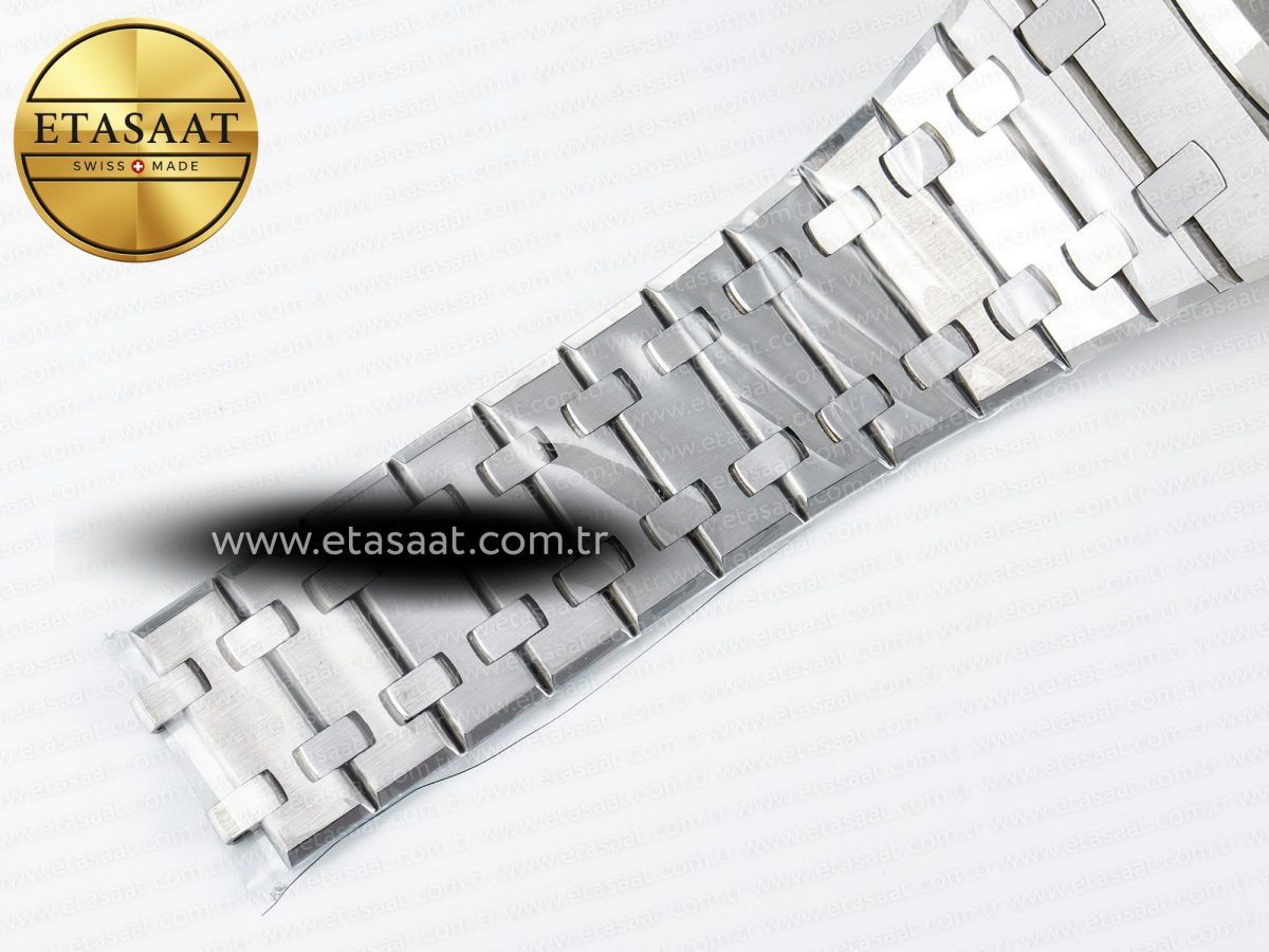 Royal Oak Chrono 26240 SS APSF 1:1 Best Edition Silver Dial on SS Bracelet SA4401 Super Clone - Görsel 24