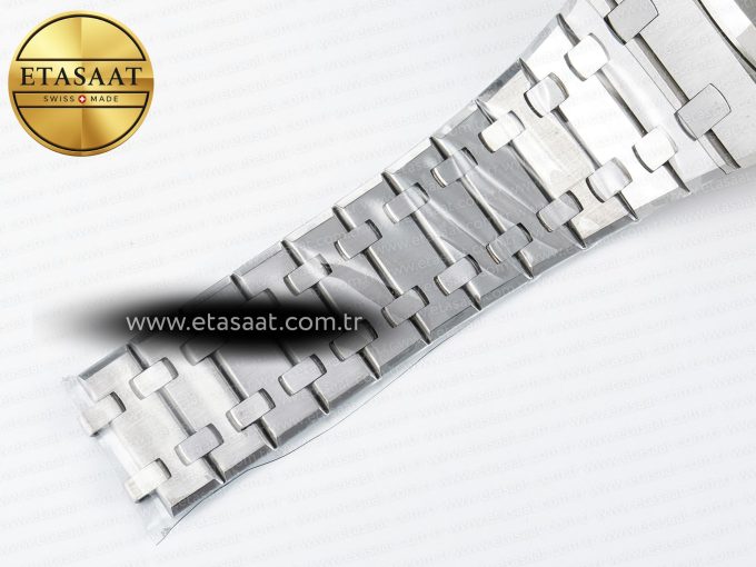 Royal Oak Chrono 26240 SS APSF 1:1 Best Edition Silver Dial on SS Bracelet SA4401 Super Clone - Görsel 24