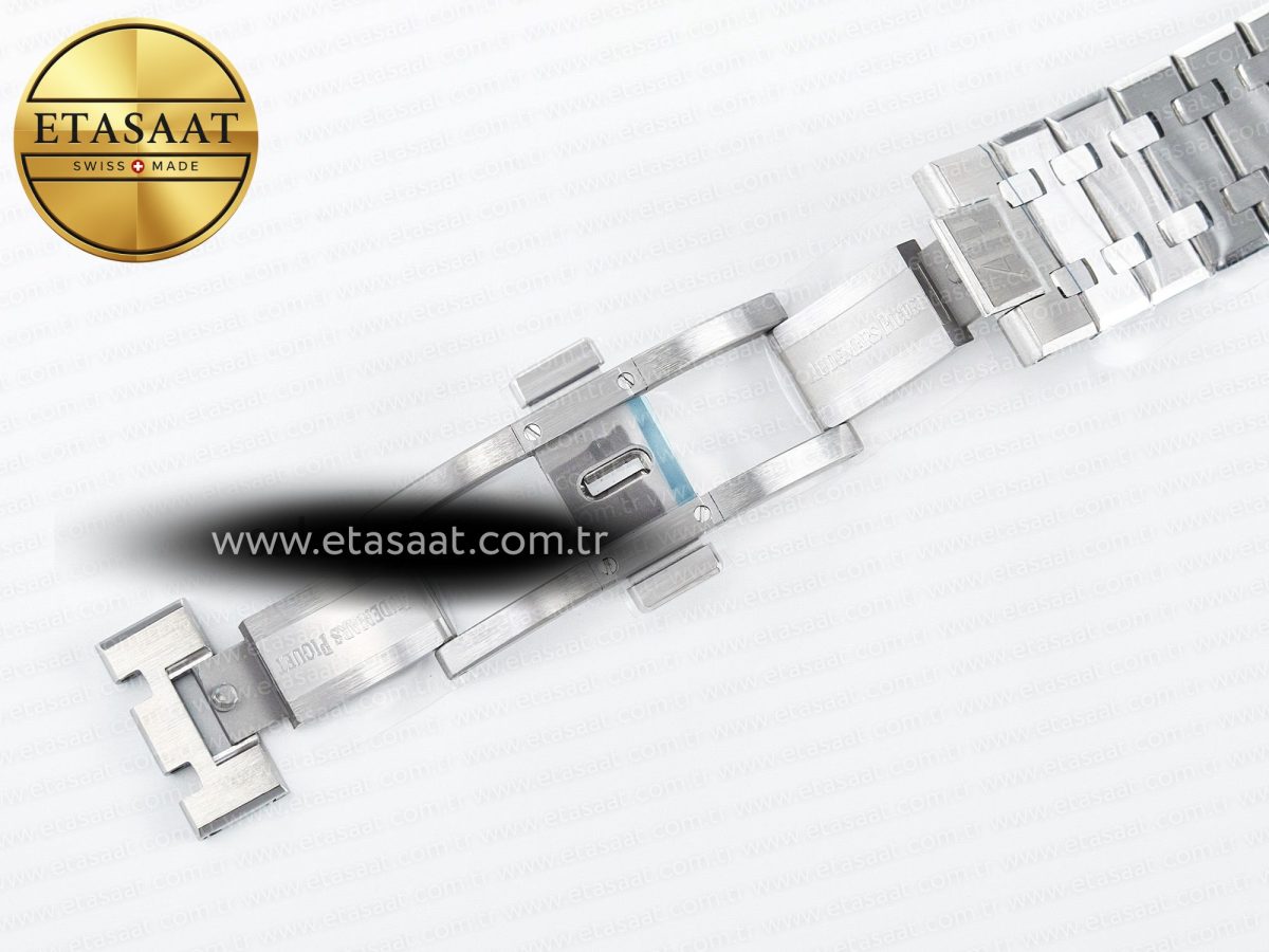 Royal Oak Chrono 26240 SS APSF 1:1 Best Edition Silver Dial on SS Bracelet SA4401 Super Clone - Görsel 27