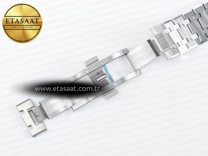 Royal Oak Chrono 26240 SS APSF 1:1 Best Edition Silver Dial on SS Bracelet SA4401 Super Clone - Görsel 27