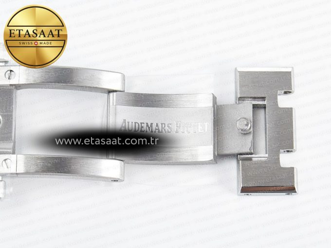 Royal Oak Chrono 26240 SS APSF 1:1 Best Edition Silver Dial on SS Bracelet SA4401 Super Clone - Görsel 28