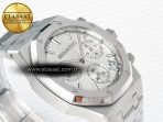 Royal Oak Chrono 26240 SS APSF 1:1 Best Edition Silver Dial on SS Bracelet SA4401 Super Clone - Görsel 7