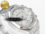 Royal Oak Chrono 26240 SS APSF 1:1 Best Edition Silver Dial on SS Bracelet SA4401 Super Clone - Görsel 7