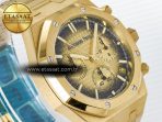 Royal Oak Chrono 26240 YG APSF 1:1 Best Edition YG Dial on YG Bracelet SA4401 - Görsel 5