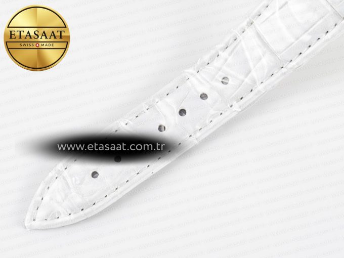 Royal Oak Ladies 33mm YG DRF Best Edition MOP Dial Diamonds Bezel on White Rubber Strap ETA Quartz - Görsel 17