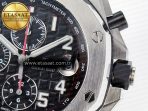 Royal Oak Offshore 42mm Black Themes SS TKF Best Edition Black Dial on SS Bracelet A7750 - Görsel 13
