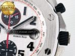 Royal Oak Offshore 42mm Panda SS TKF Best Edition White/Black Dial on SS Bracelet A7750 - Görsel 12