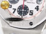 Royal Oak Offshore 42mm Panda SS TKF Best Edition White/Black Dial on SS Bracelet A7750 - Görsel 13