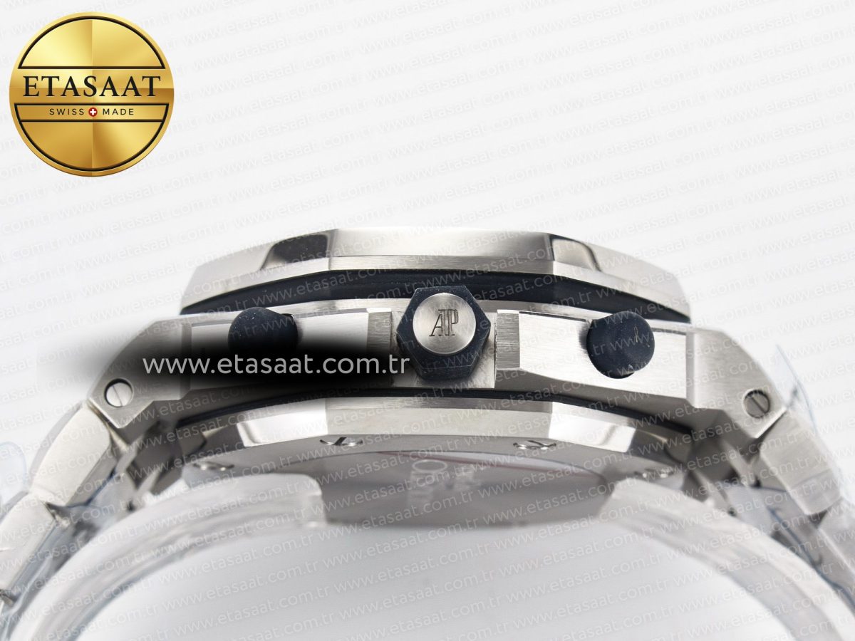 Royal Oak Offshore 42mm Panda SS TKF Best Edition White/Black Dial on SS Bracelet A7750 - Görsel 16