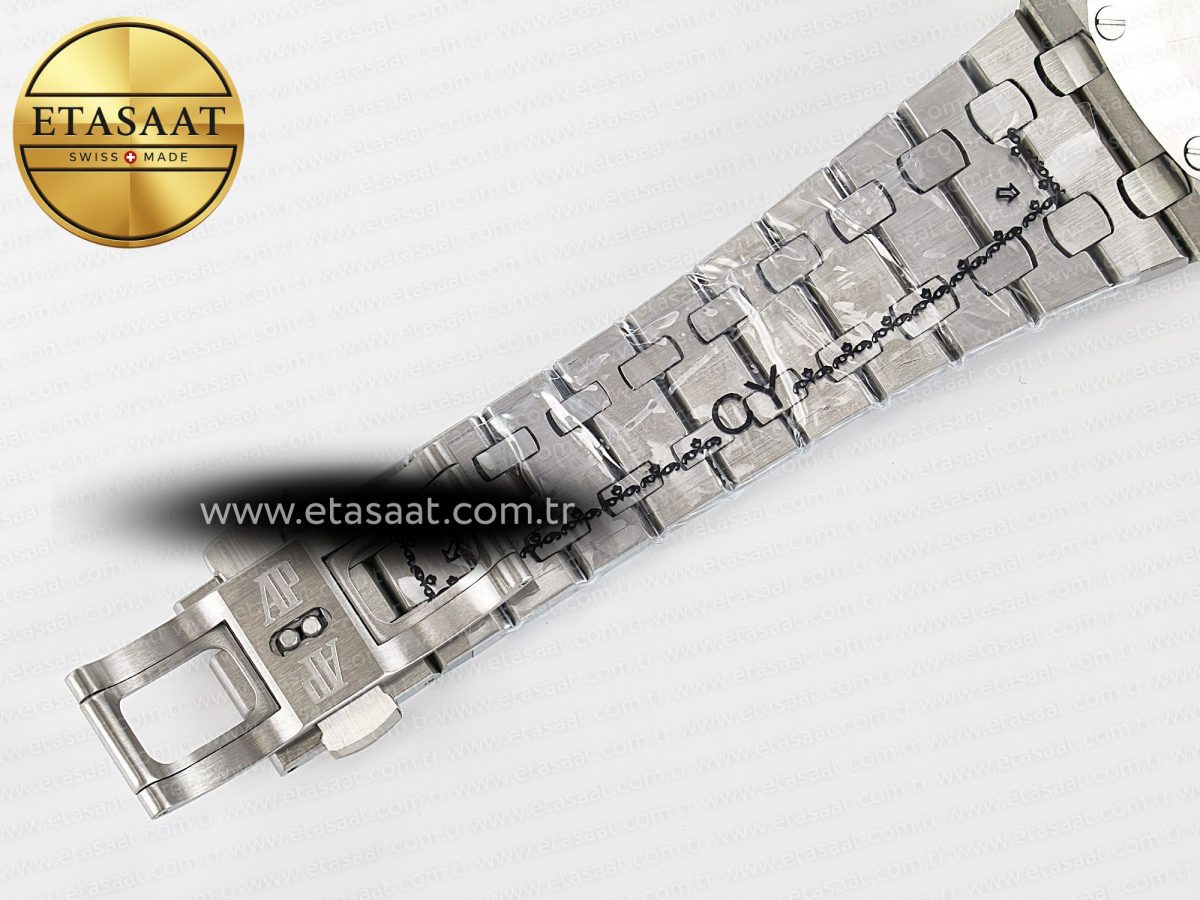 Royal Oak Offshore 42mm Panda SS TKF Best Edition White/Black Dial on SS Bracelet A7750 - Görsel 21