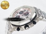 Royal Oak Offshore 42mm Panda SS TKF Best Edition White/Black Dial on SS Bracelet A7750 - Görsel 6