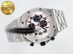 Royal Oak Offshore 42mm Panda SS TKF Best Edition White/Black Dial on SS Bracelet A7750 - Görsel 8