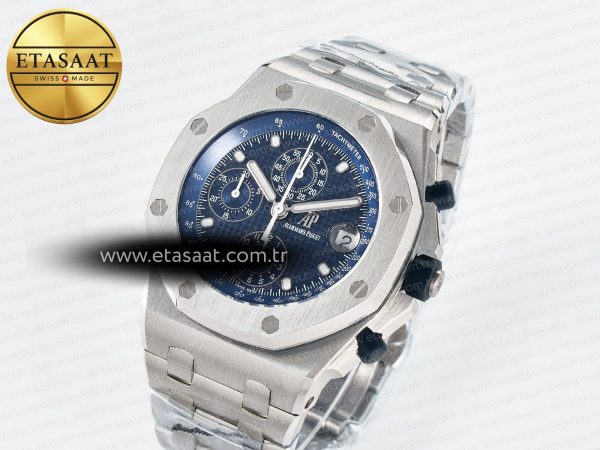 Royal Oak Offshore 42mm Re-edition SS TKF Best Edition Blue Dial on SS Bracelet A7750