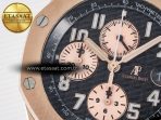 Royal Oak Offshore 42mm RG TKF Best Edition Black Dial on RG Bracelet A7750 - Görsel 11