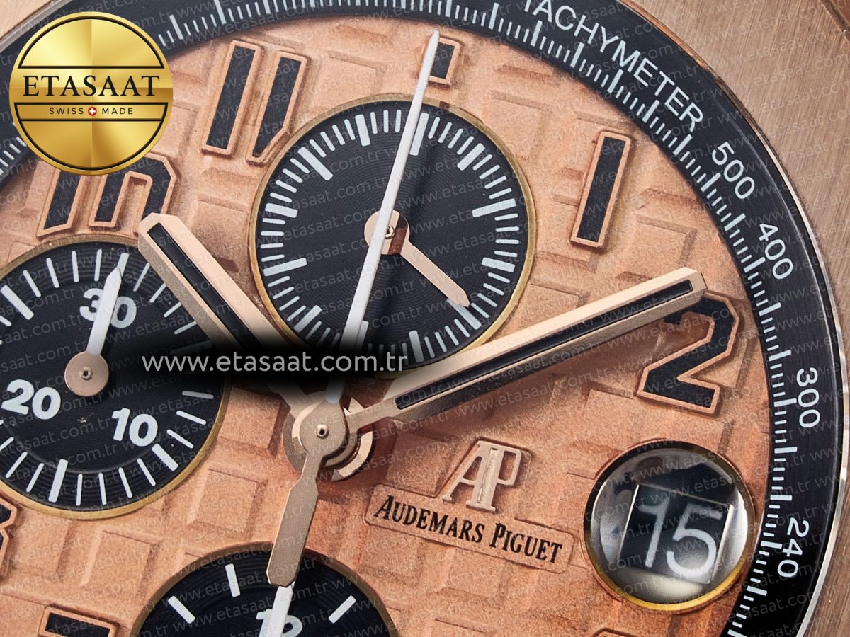 Royal Oak Offshore 42mm RG TKF Best Edition RG Dial on RG Bracelet A7750 - Görsel 12