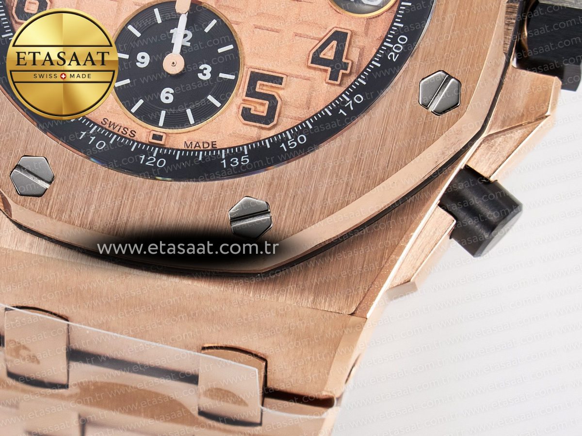 Royal Oak Offshore 42mm RG TKF Best Edition RG Dial on RG Bracelet A7750 - Görsel 15