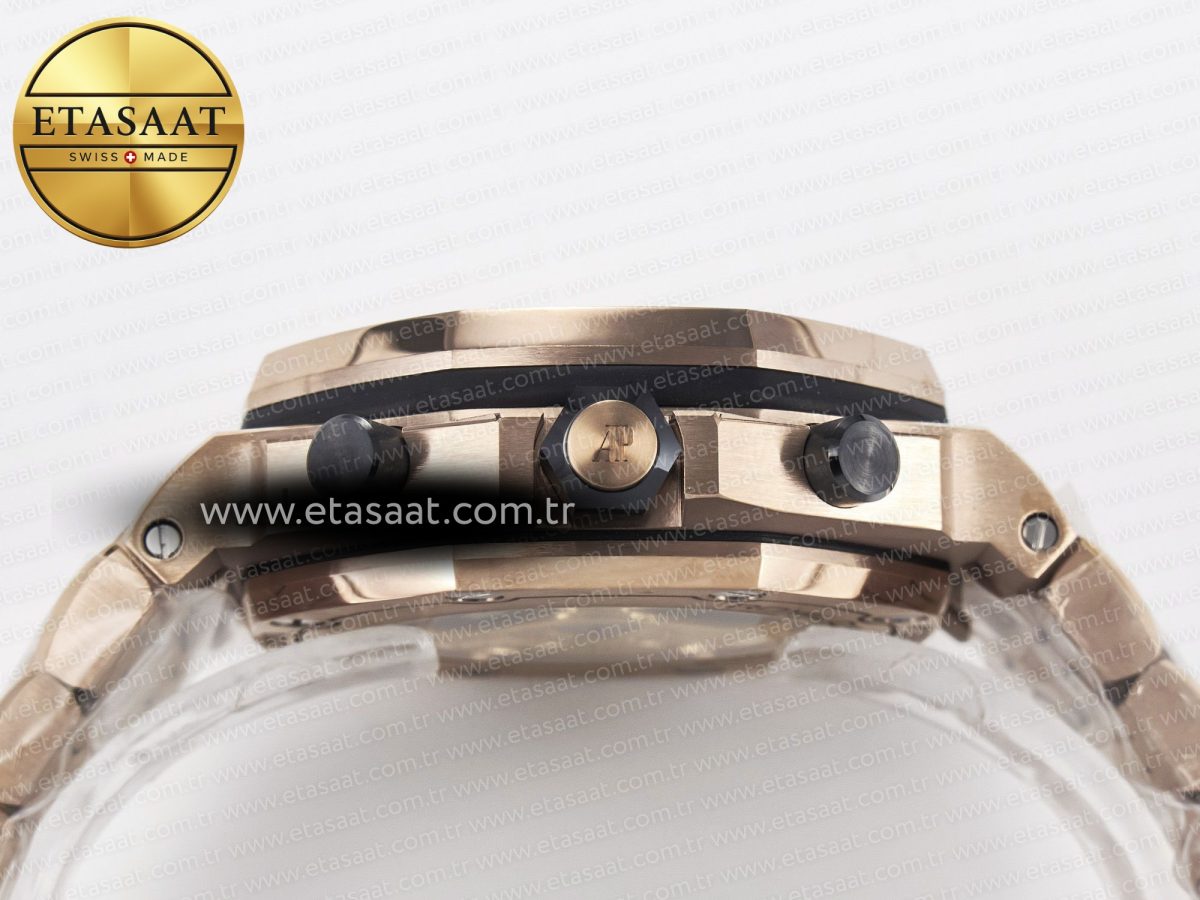 Royal Oak Offshore 42mm RG TKF Best Edition RG Dial on RG Bracelet A7750 - Görsel 17