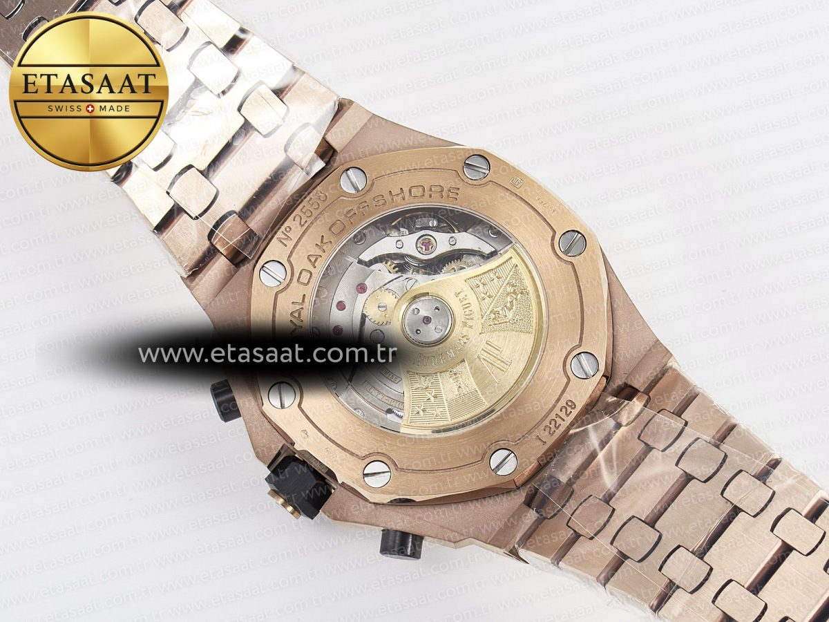Royal Oak Offshore 42mm RG TKF Best Edition RG Dial on RG Bracelet A7750 - Görsel 19