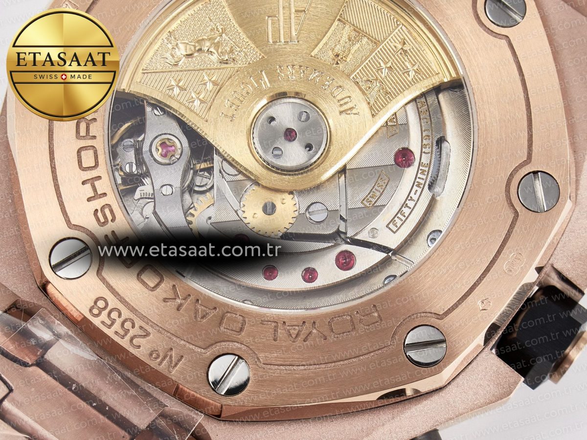 Royal Oak Offshore 42mm RG TKF Best Edition RG Dial on RG Bracelet A7750 - Görsel 22