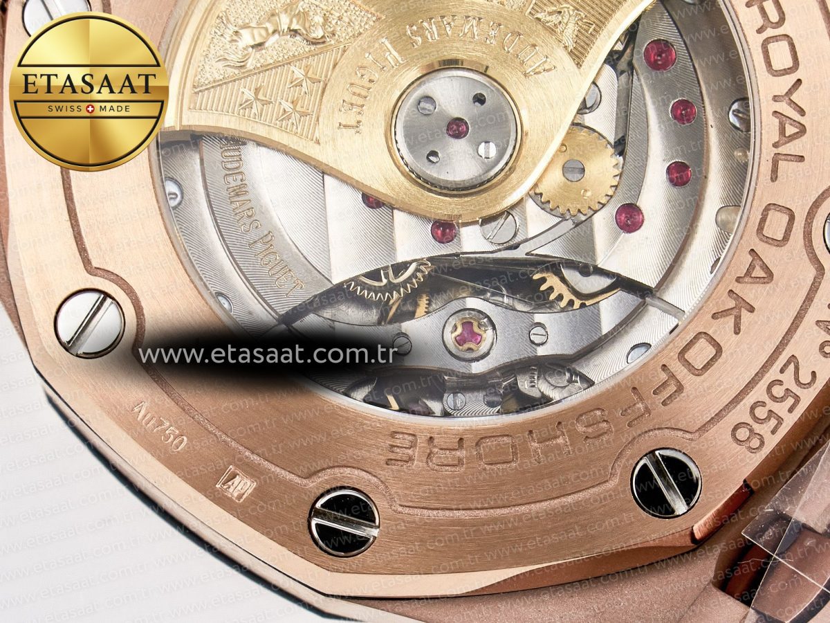 Royal Oak Offshore 42mm RG TKF Best Edition RG Dial on RG Bracelet A7750 - Görsel 24