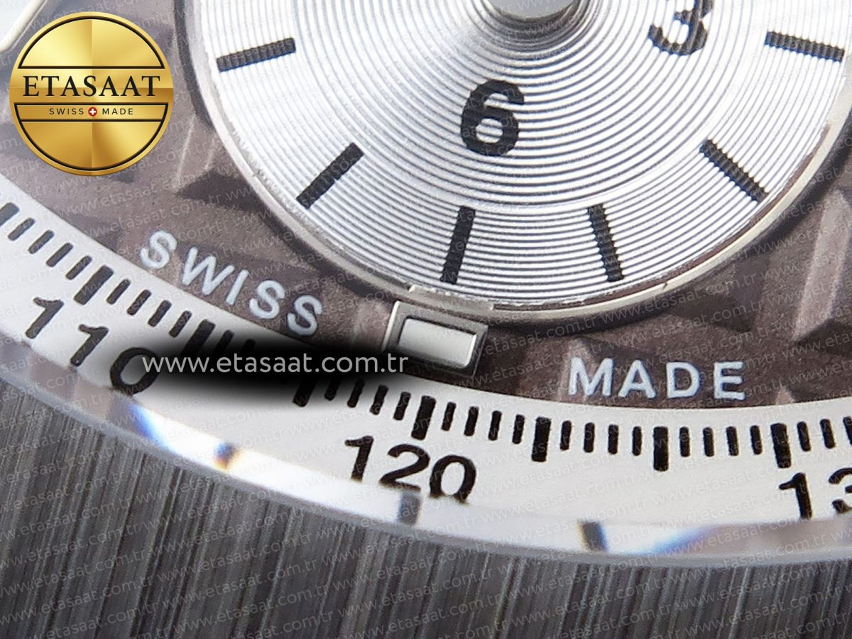 Audemars Piguet BROWN DIAL CERAMIC BEZEL ON GRAY A3126 - Görsel 13