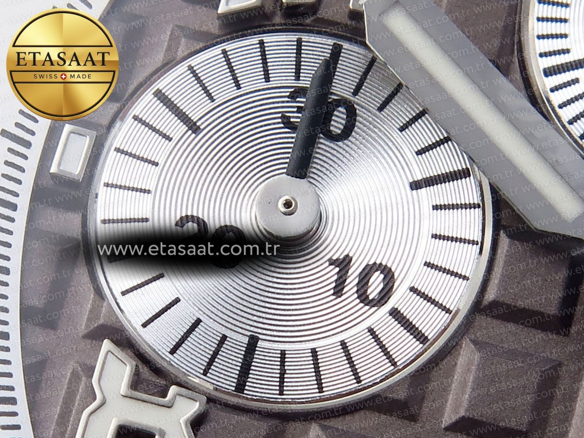 Audemars Piguet BROWN DIAL CERAMIC BEZEL ON GRAY A3126 - Görsel 14