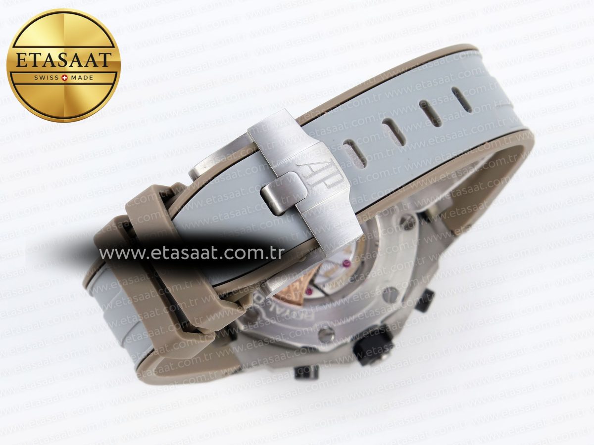 Audemars Piguet BROWN DIAL CERAMIC BEZEL ON GRAY A3126 - Görsel 17