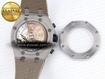 Audemars Piguet BROWN DIAL CERAMIC BEZEL ON GRAY A3126 - Görsel 19