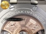 Audemars Piguet BROWN DIAL CERAMIC BEZEL ON GRAY A3126 - Görsel 22