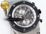 Audemars Piguet BROWN DIAL CERAMIC BEZEL ON GRAY A3126 - Görsel 5