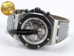 Audemars Piguet BROWN DIAL CERAMIC BEZEL ON GRAY A3126 - Görsel 6