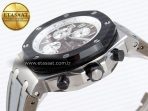 Audemars Piguet BROWN DIAL CERAMIC BEZEL ON GRAY A3126 - Görsel 8