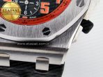 Royal Oak Offshore 42mm Volcano TKF Best Edition Black Dial on Black Leather Strap A7750 - Görsel 14
