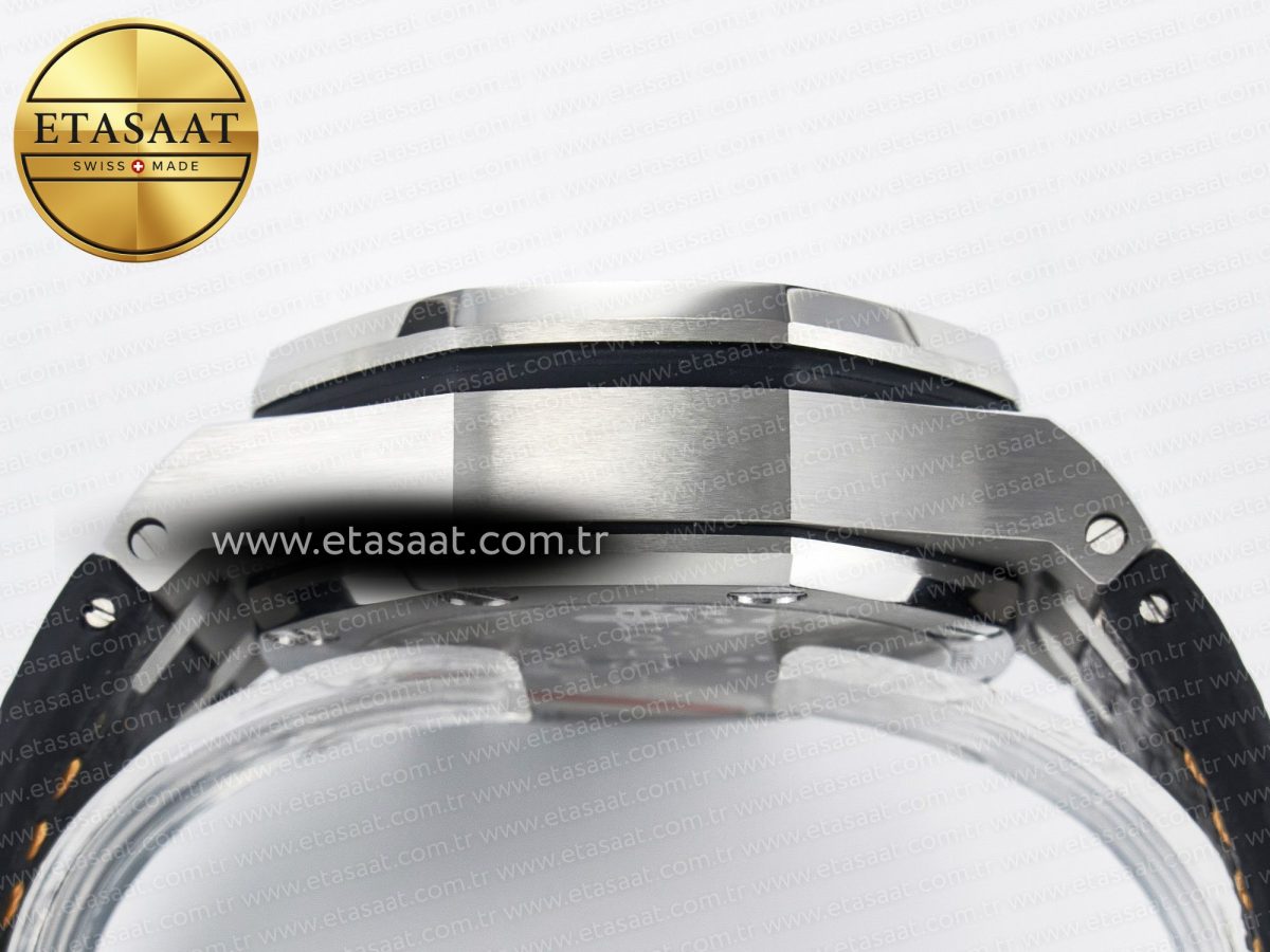 Royal Oak Offshore 42mm Volcano TKF Best Edition Black Dial on Black Leather Strap A7750 - Görsel 15