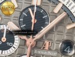 Royal Oak Offshore 44mm Black Ceramic RG TKF 1:1 Best Edition Gray Dial on Black Rubber Strap A3126 - Görsel 11