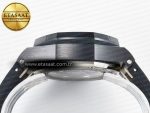 Royal Oak Offshore 44mm Black Ceramic RG TKF 1:1 Best Edition Gray Dial on Black Rubber Strap A3126 - Görsel 15