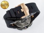 Royal Oak Offshore 44mm Black Ceramic RG TKF 1:1 Best Edition Gray Dial on Black Rubber Strap A3126 - Görsel 17