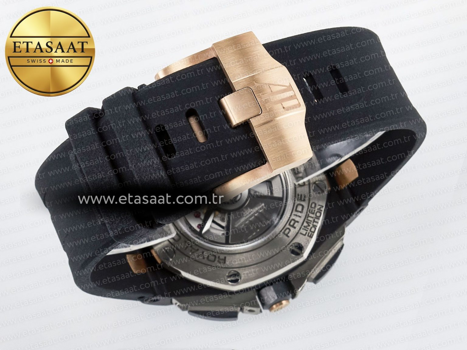 Royal Oak Offshore 44mm Black Ceramic RG TKF 1:1 Best Edition Gray Dial on Black Rubber Strap A3126 - Görsel 17