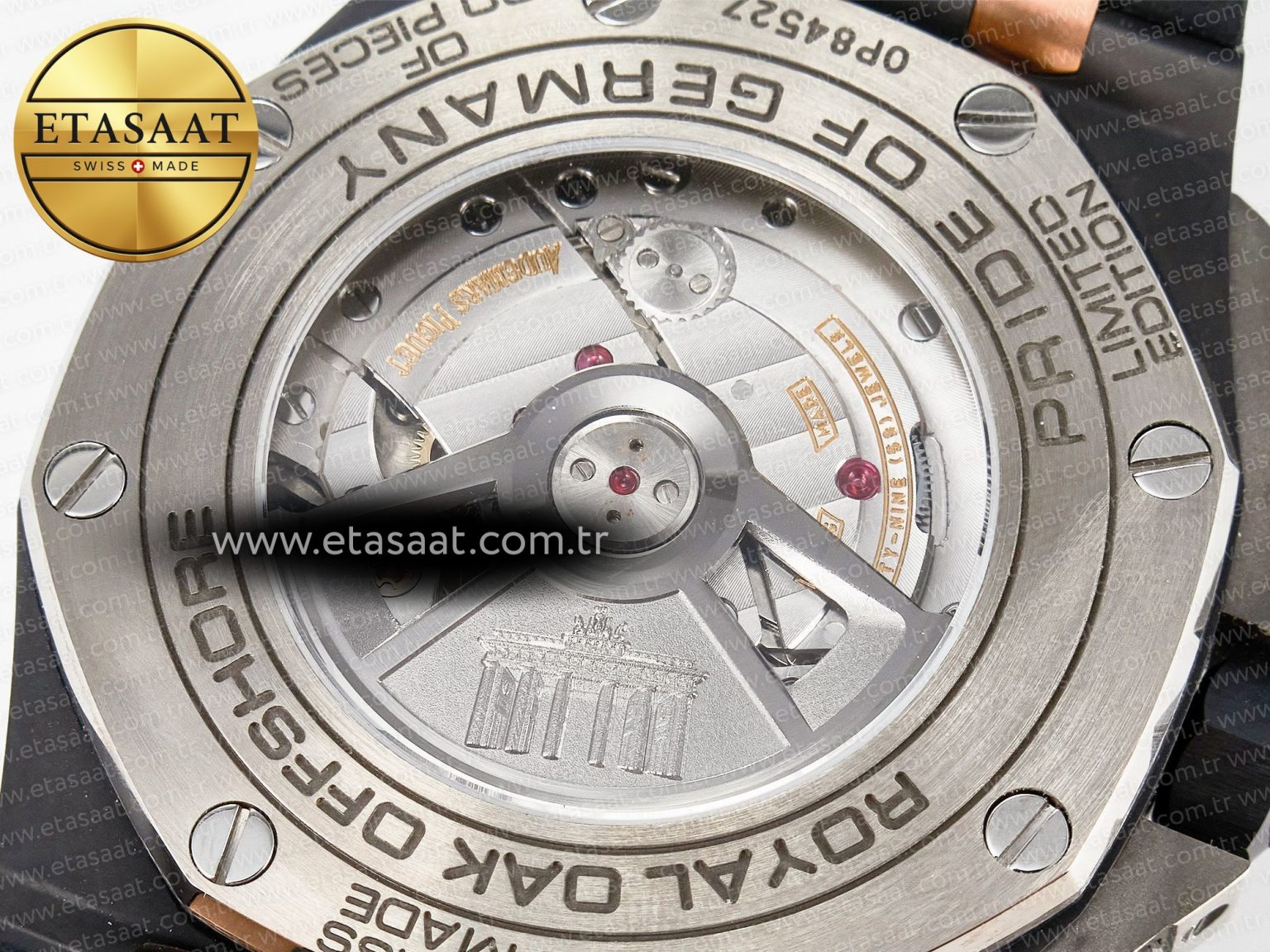 Royal Oak Offshore 44mm Black Ceramic RG TKF 1:1 Best Edition Gray Dial on Black Rubber Strap A3126 - Görsel 19