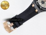 Royal Oak Offshore 44mm Black Ceramic RG TKF 1:1 Best Edition Gray Dial on Black Rubber Strap A3126 - Görsel 24