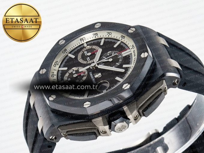 Audemars Piguet Royal Oak Offshore Black Ceramic A3126 - Görsel 6