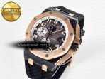 Audemars Piguet Royal Oak Offshore Gray Dial RG Bezel A3126