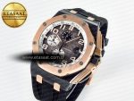 Audemars Piguet Royal Oak Offshore Gray Dial RG Bezel A3126