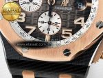 Audemars Piguet Royal Oak Offshore Gray Dial RG Bezel A3126 - Görsel 13