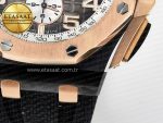 Audemars Piguet Royal Oak Offshore Gray Dial RG Bezel A3126 - Görsel 14