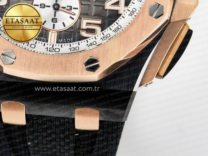 Audemars Piguet Royal Oak Offshore Gray Dial RG Bezel A3126 - Görsel 14