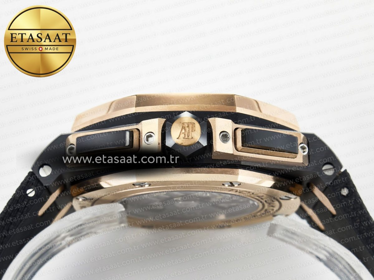 Audemars Piguet Royal Oak Offshore Gray Dial RG Bezel A3126 - Görsel 16