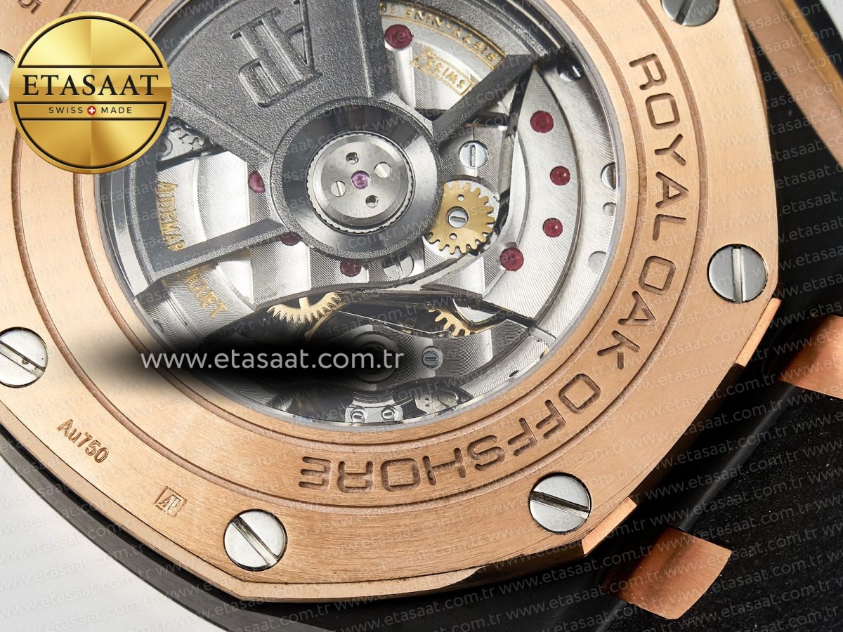 Audemars Piguet Royal Oak Offshore Gray Dial RG Bezel A3126 - Görsel 21